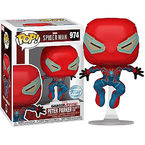 Funko Pop! Marvel Homem Aranha / Spider Man Peter Parker Velocity Suit 974 Exclusivo