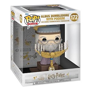 Funko Pop! Deluxe Filme Harry Potter Albus Dumbledore With Podium 172
