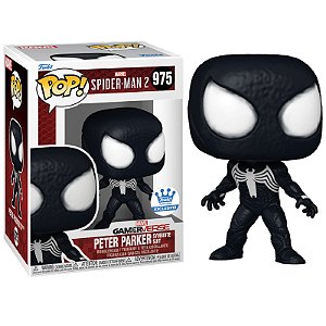 Funko Pop! Marvel Game Spider Man 2 Peter Parker Symbiote Suit 975 Exclusivo