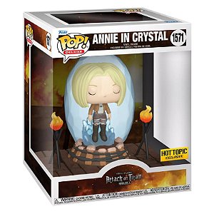 Funko Pop! Deluxe Animation Attack On Titan Annie In Crystal 1571 Exclusivo