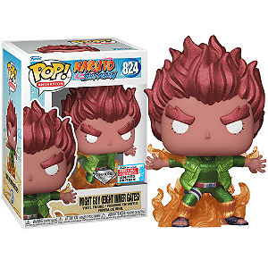 Funko Pop! Animation Naruto Shippuden Might Guy Eight Inner Gates 824 Exclusivo Diamond