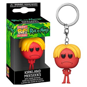 Funko Pop! Keychain Chaveiro Animation Rick And Morty Kirkland Meeseeks