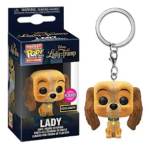 Funko Pop! Keychain Chaveiro Disney Lady And The Tramp Lady Exclusivo Flocked
