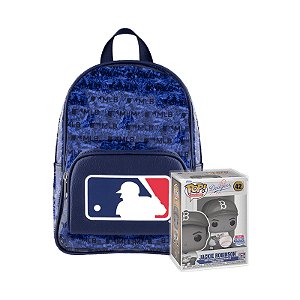 Loungefly Mini Backpack MBL Edition Bag Bundle and Jackie Robinson 42 Exclusivo