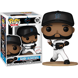 Funko Pop! Baseball MLB Miami Marlins Sandy Alcantara 101 Exclusivo