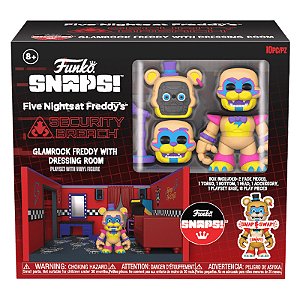 Funko Snaps! Games Five Nights At Freddy Glamrock Freddy With Dressing Room