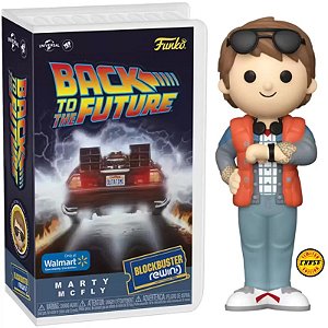 Funko Pop! Rewind VHS Filme Back to the Future Marty McFly Exclusivo Chase