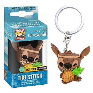 Funko Pop! Keychain Chaveiro Lilo & Stitch Tiki Stitch Exclusivo