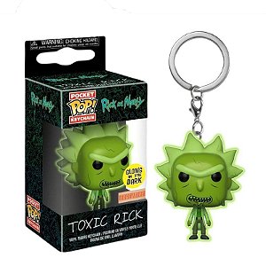 Funko Pop! Keychain Chaveiro Rick And Morty Toxic Rick Exclusivo Glow