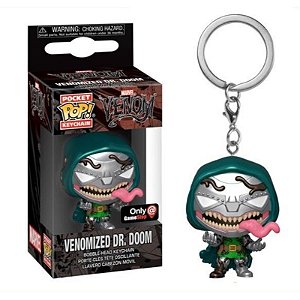 Funko Pop! Keychain Chaveiro Venom Venomized Dr. Doom Exclusivo