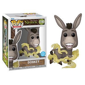 Funko Pop! Filme Shrek Donkey 1598 Exclusivo Glitter