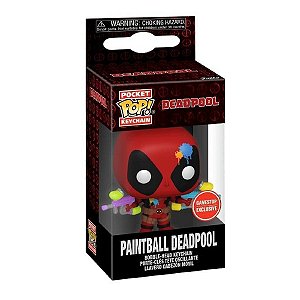 Funko Pop! Keychain Chaveiro Marvel Paintball Deadpool Exclusivo