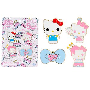 Funko Pop Pin! Television Hello Kitty In Cake 4 Pack