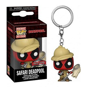 Funko Pop! Keychain Chaveiros Deadpool Safari Deadpool Exclusivo