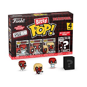 Funko Bitty Pop! Marvel Deadpool Sleepover, Larp, Heavy Metal + Surpresa