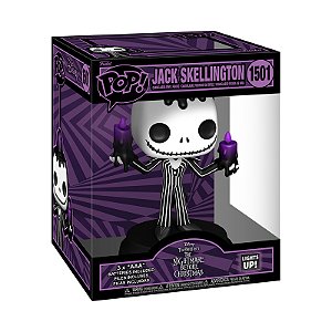 Funko Pop! Disney O Estranho Mundo de Jack Jack Skellington 1501 Exclusivo Com Luz