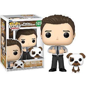 Funko Pop! Television Parks and Recreation Chris Traeger With Champion 1415