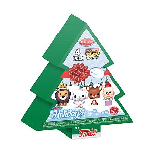 Funko Pop! Pocket Rudolph A Rena do Nariz Vermelho 4 Pack