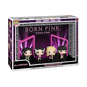 Funko Pop! Album Rocks BLACKPINK Born Pink World Tour Jisoo Jennie Rose Lisa 07 * Caixa com detalhe no papelao