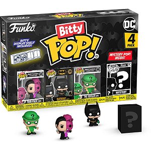Funko Bitty Pop! DC Comics Two-Face, Batman, The Riddler + Surpresa