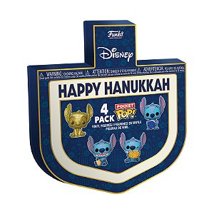 Funko Pop! Pocket Disney Lilo & Stitch Happy Hanukkah Stitch 4 Pack