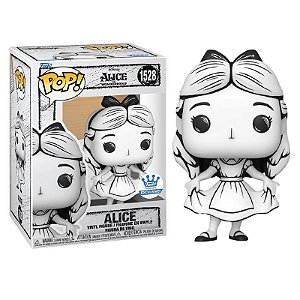 Funko Pop! Sketched / Desenho Feito A Mão Disney Alice No Pais Das Maravilhas Alice 1528 Exclusivo