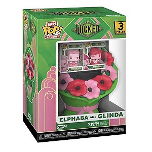 Bitty Pop! Filme Wicked Bouquet Elphaba And Glinda 3 Peças