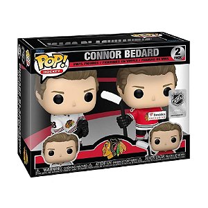 Funko Pop! NHL Hockey Chicago Blackhawks Connor Bedard 2 Pack Exclusivo