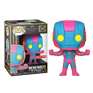 Funko Pop! Marvel Homem de Ferro / Iron Man 1407 Exclusivo Blacklight