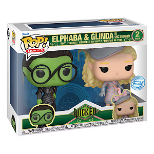 Funko Pop! Filme Wicked Elphaba & Glinda 2 Pack Exclusivo