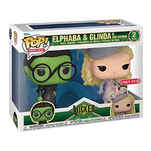 Funko Pop! Filme Wicked Elphaba & Glinda 2 Pack Exclusivo