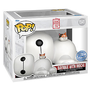 Funko Pop! Disney Operaçao Big Hero Baymax With Mochi 1541 Exclusivo