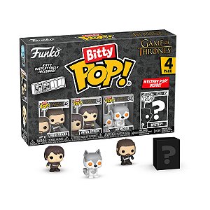 Funko Bitty Pop! Television Game Of Thrones Ned Stark, Arya Stark, Nymeria + Surpresa