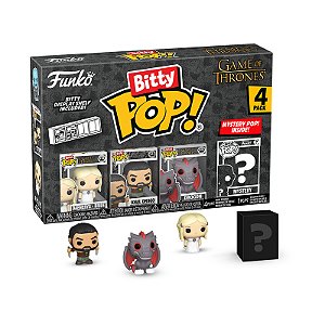 Funko Bitty Pop! Television Game Of Thrones Daenerys, Targaryen, Khal Drogo + Surpresa