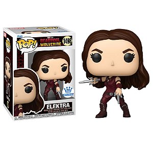 Funko Pop! Marvel Deadpool & Wolverine Elektra 1498 Exclusivo Metallic