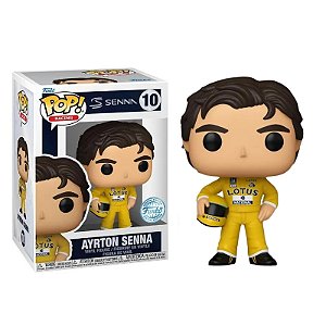 Funko Pop! Racing Senna Ayrton Senna 10 Exclusivo