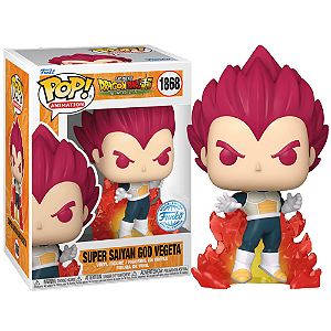 Funko Pop! Animation Dragon Ball Super Saiyan God Vegeta 1868 Exclusivo