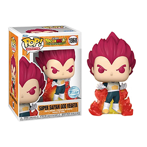 Funko Pop! Animation Dragon Ball Super Saiyan God Vegeta 1868 Exclusivo