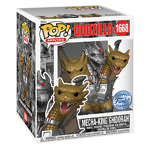 Funko Pop! Filme Godzilla Mecha-King Ghidora 1668 Exclusivo