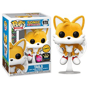 Funko Pop! Games Sonic The Hedgehog Tails 978 Exclusivo Flocked Chase