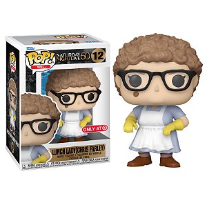 Funko Pop! SNL Saturday Night Live  Lunch Lady Chris Farley 12 Exclusivo