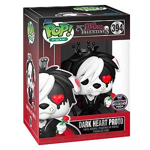 Funko Pop! Digital NFT Dark Valentines Dark Heart Proto 394 Exclusivo