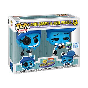 Funko Pop! Television Os Padrinhos Magicos Anti-Cosmo & Anti-Wanda 2 Pack Exclusivo