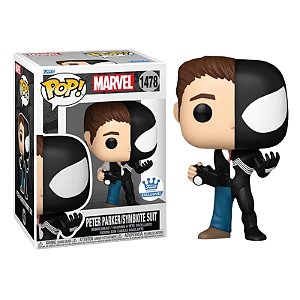 Funko Pop! Marvel Homem Aranha / Spider Man Peter Parker Symbiote Suit 1478 Exclusivo