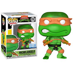 Funko Pop! Television As Tartarugas Ninja Michelangelo 1701 Exclusivo
