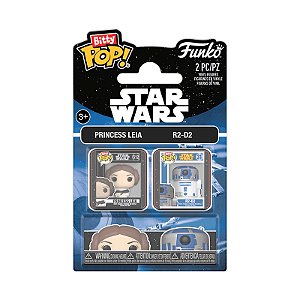 Funko Bitty Pop! Television Star Wars Princess Leia & R2-D2 2 Pack
