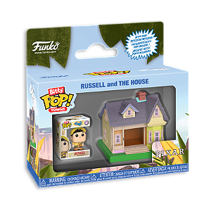 Funko Bitty Pop! Town Pixar Up Altas Aventuras Russell And The House