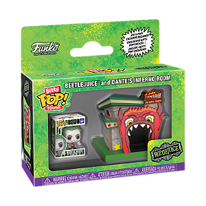 Funko Bitty Pop! Towns Filme Os fantasmas Se Divertem / Beetlejuice And Dantes Inferno Room