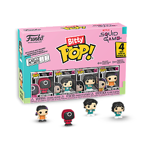 Funko Bitty Pop! Television Round 6 / Squid Game Masked Worker Player 455 Player 067 Young-Hee Doll 4 Pack