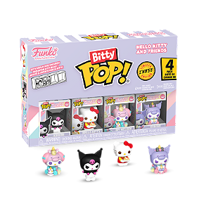 Funko Bitty Pop! Sanrio Hello Kitty Kuromi Hello Kitty My Melody Kuromi 4 Pack